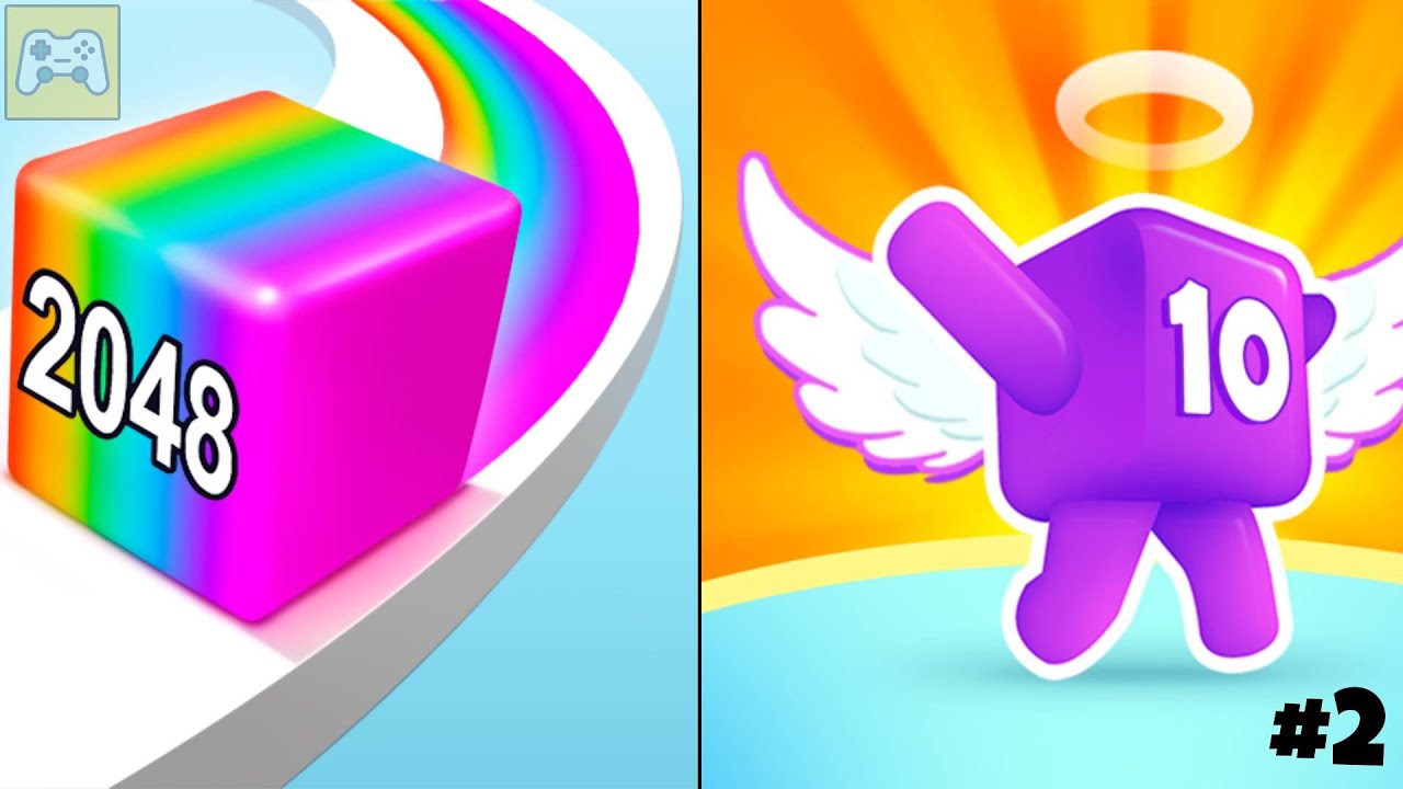 Jelly Run 2048 vs Level Up Numbers ✦ ASMR Gameplay Android iOS &bull; 2048 Number Merge Race Games (2)