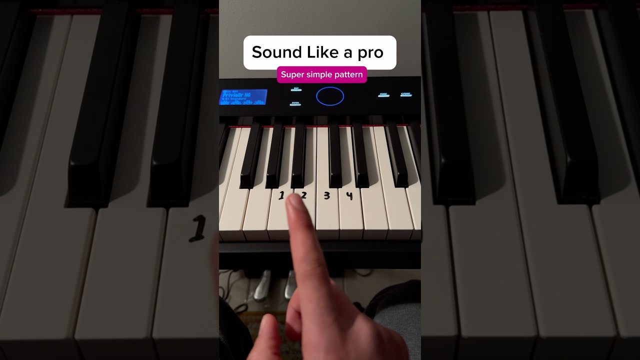Sound Like a pro with this super simple melody on the Casio Privia PX-S7000 by @casiomusicgear