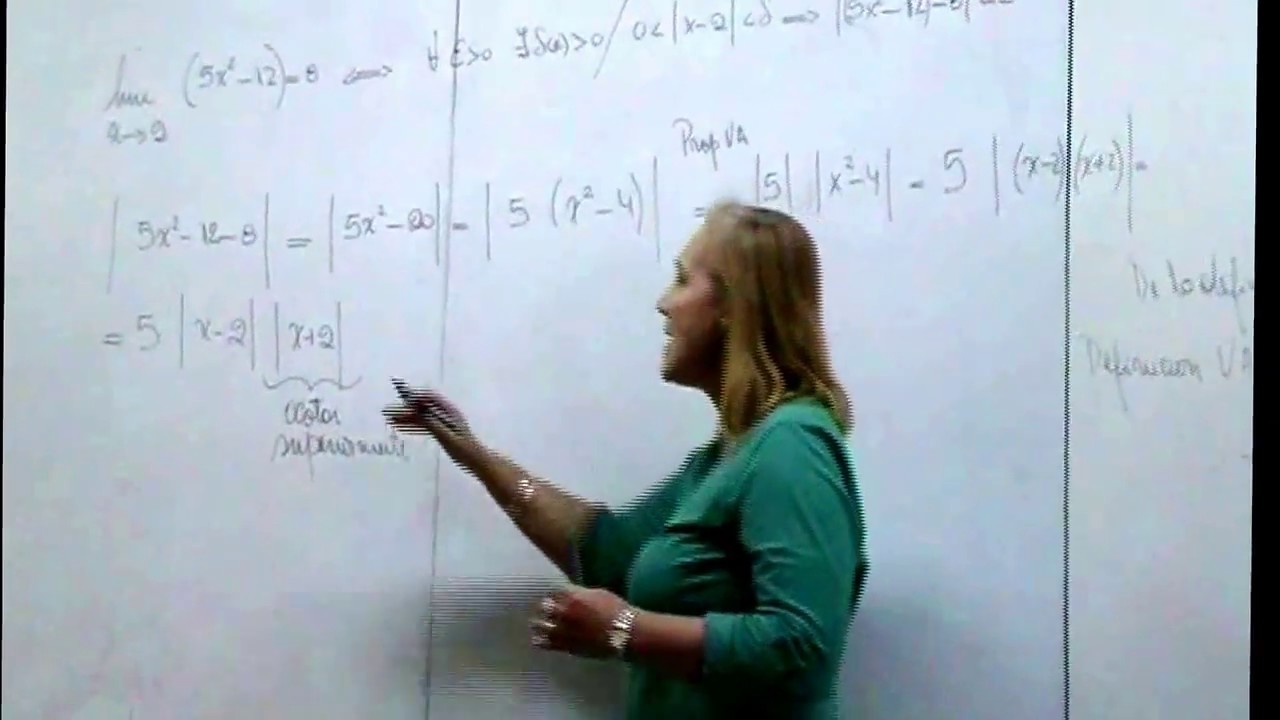 Límite por definición (epsilon-delta)