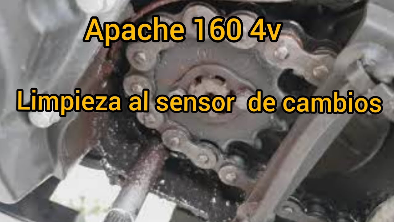 APACHE 160 4V 💥💥 limpieza sensor de cambios.tvs raider 125