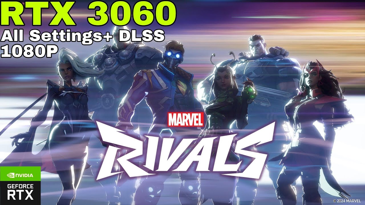 Marvel Rivals RTX 3060 12GB Tested on All settings 1080P Ryzen 5 5600