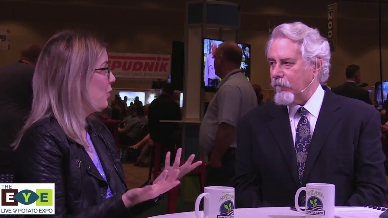 Phil Lempert Interviews Lesley Backus At The 2018 Potato Expo