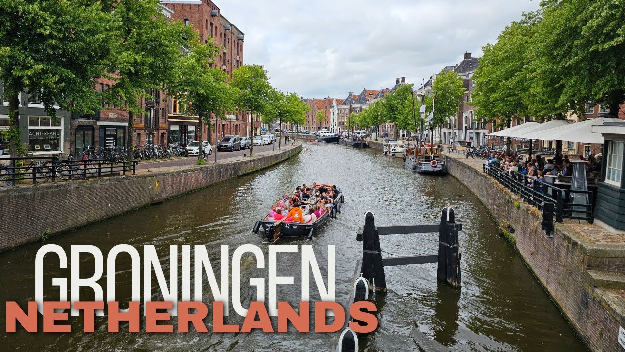 Walking Tour in Groningen Netherlands 4K