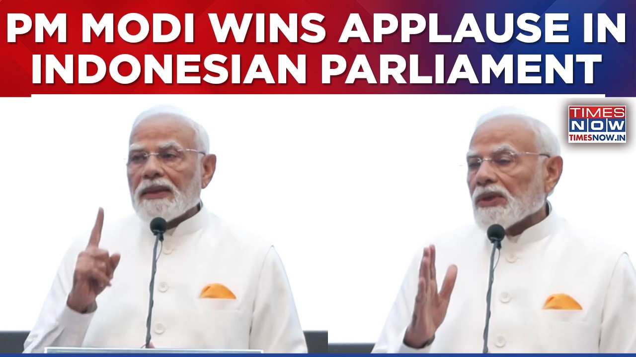 PM Modi Full Speech In Indonedia Parliament | Indian PM Lauds Jakarta In Powerful Address, Watch!