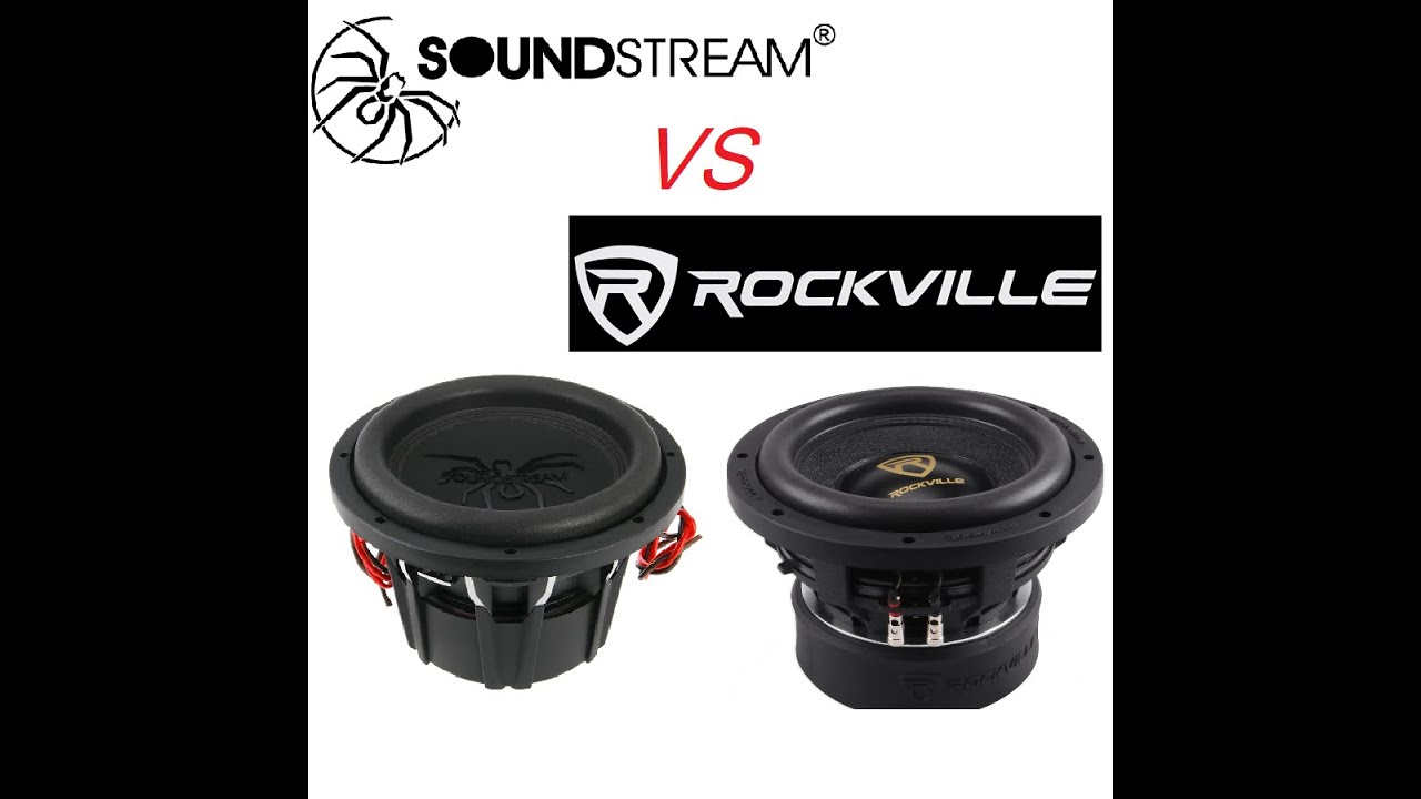 Soundstream T5 VS Rockville K9 subwoofers