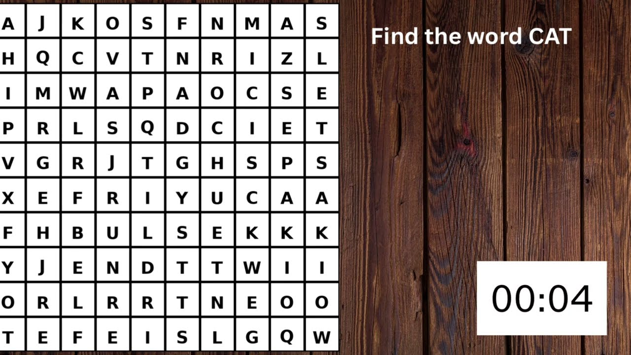 🔎 Find the Hidden Words – Puzzle Quiz 🧩 Brain Boosting Word Search Puzzle