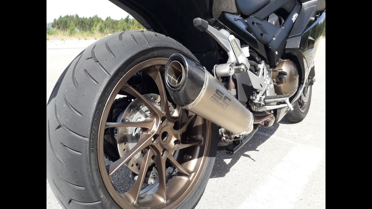 Honda VFR800F - SC Project Exhaust - Install & Sound Check 🔊