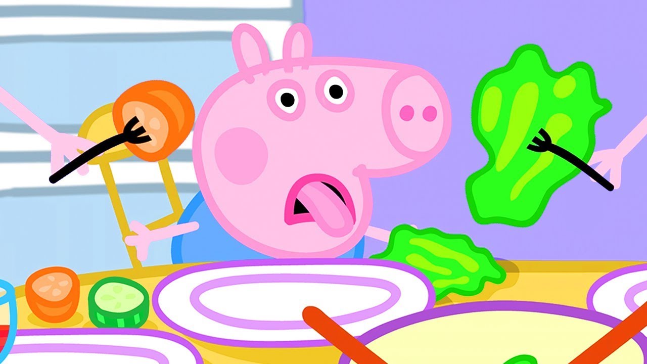페파피그 영어로 한 번 한국어로 한 번! |  맛있는 점심 | 어린이 만화 | Peppa Pig Korean