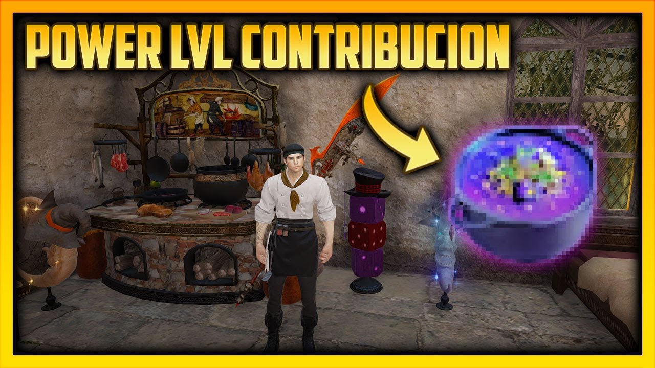 POWER LVL CONTRIBUCIÓN CON COCINA (SUBIR CONTRIBUCIÓN CON COCINA) - Black Desert