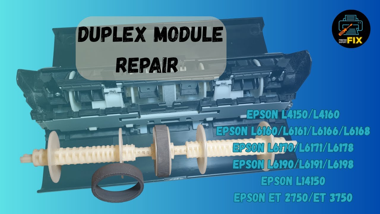 Epson L4150/L4160/L6160&ndash;L6198 &ndash; wymiana gumy rolki dupleksu w 10 minut