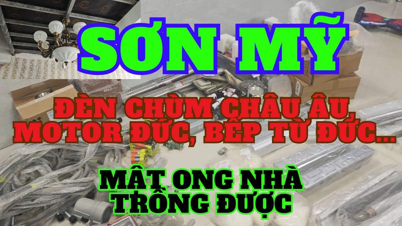 MẬT ONG, ĐÈN CHÙM, MOTOR ĐỨC, LED TRANG TRÍ, SƠN MỸ, BẾP TỪ ĐÔI ĐỨC, CÔNG TẮC, CON LĂN TẬP BỤNG