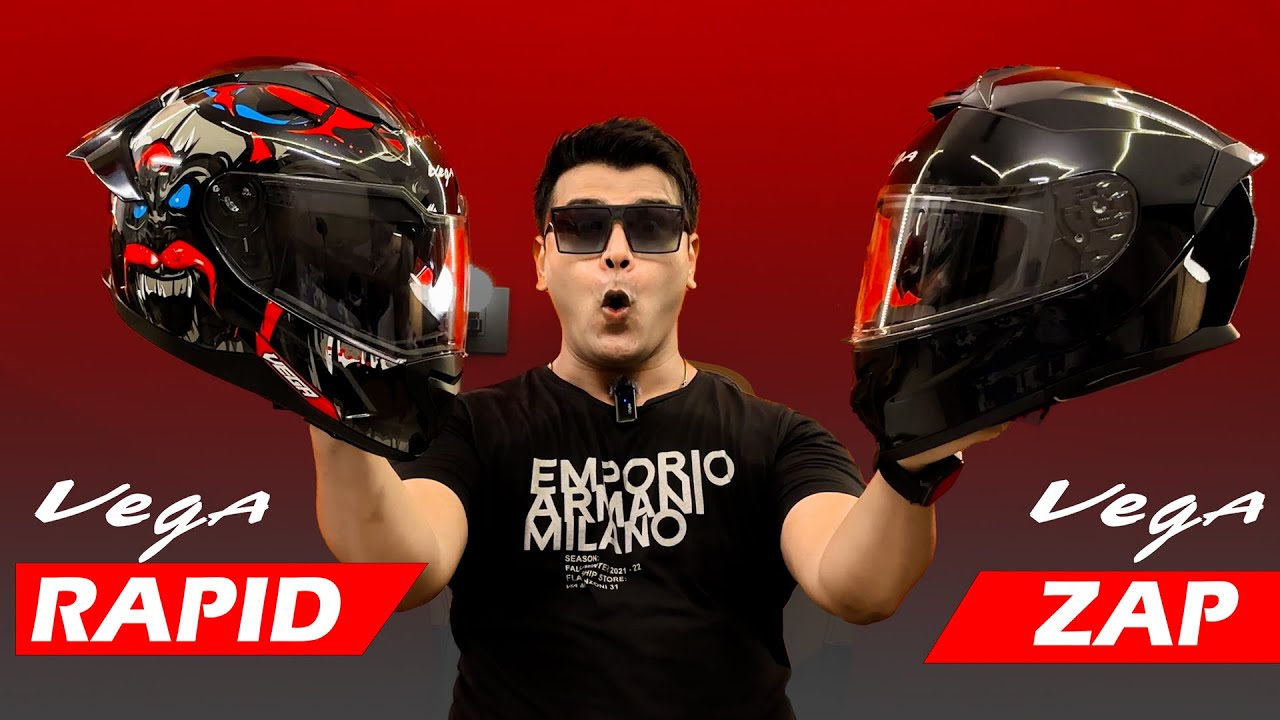 19-20 Ka Fark hai🤔 Vega Rapid vs Vega Zap | Best Helmet under 2000😍  | Vega New Helmets