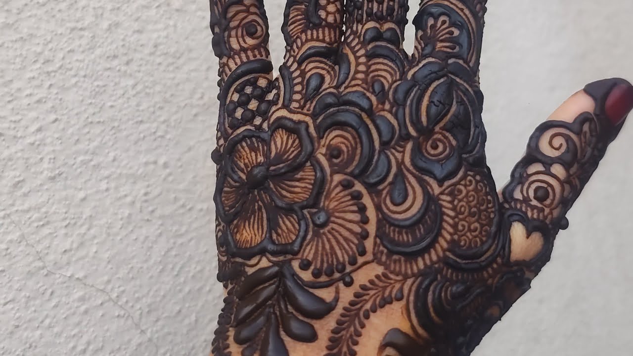 Beautiful mehndi design 2026|latest back hand mehndi design 😍|finger mehndi design ☺️❤️