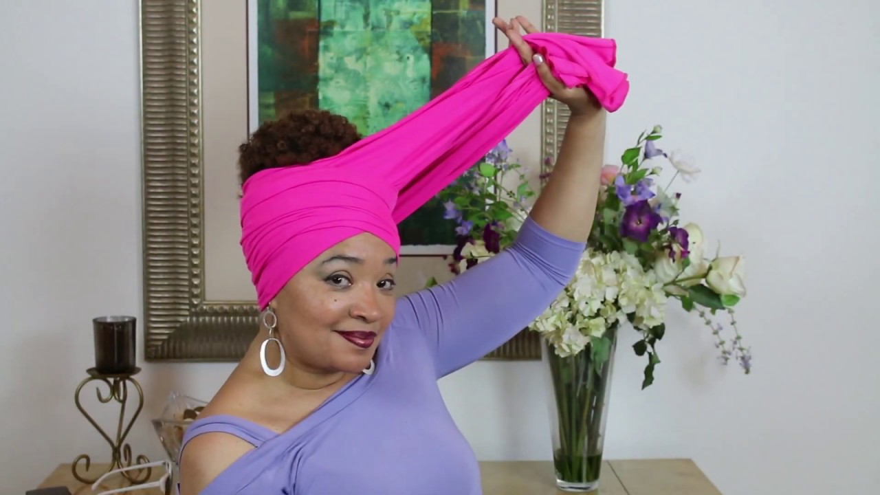 Stretchy Headwrap Tutorial | #15 | Subscribe | Share | For Jersey Knit Head Wraps | Turban Tutorials
