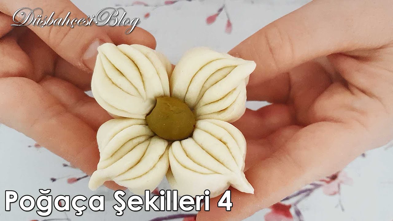 Farklı Değişik Poğaça Şekilleri nasıl yapılır 4.bölüm -How to make different shape of bread rolls