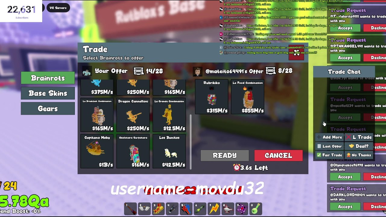 🔴 LIVE NOW:INSANE Trading & Duel in Steal a Brainrot 🤯🔥 | Roblox