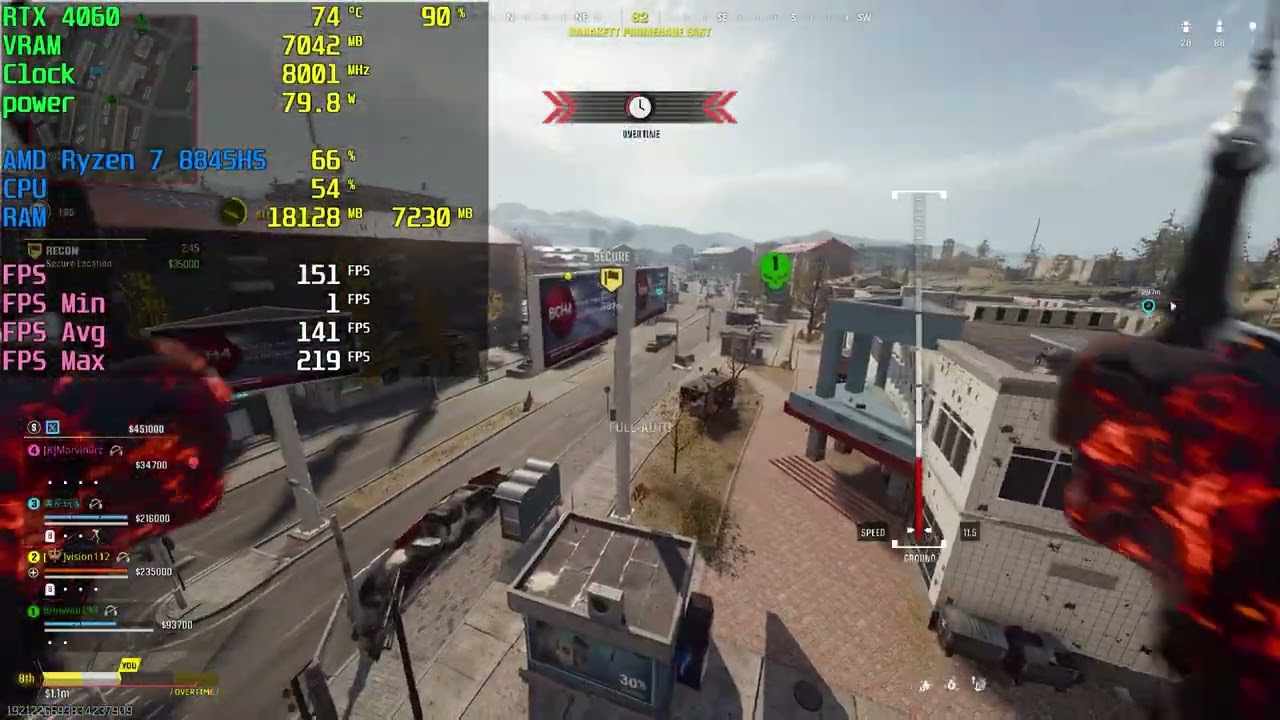 Call of Duty warzone RTX 4060 Laptop Graphics Test I Frame genaration on