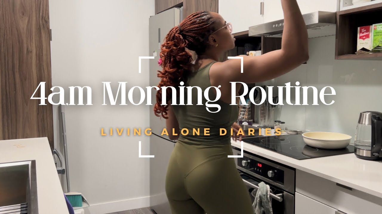 my 4am work for home WINTER MORNING ROUTINE | Tips for becoming a morning person