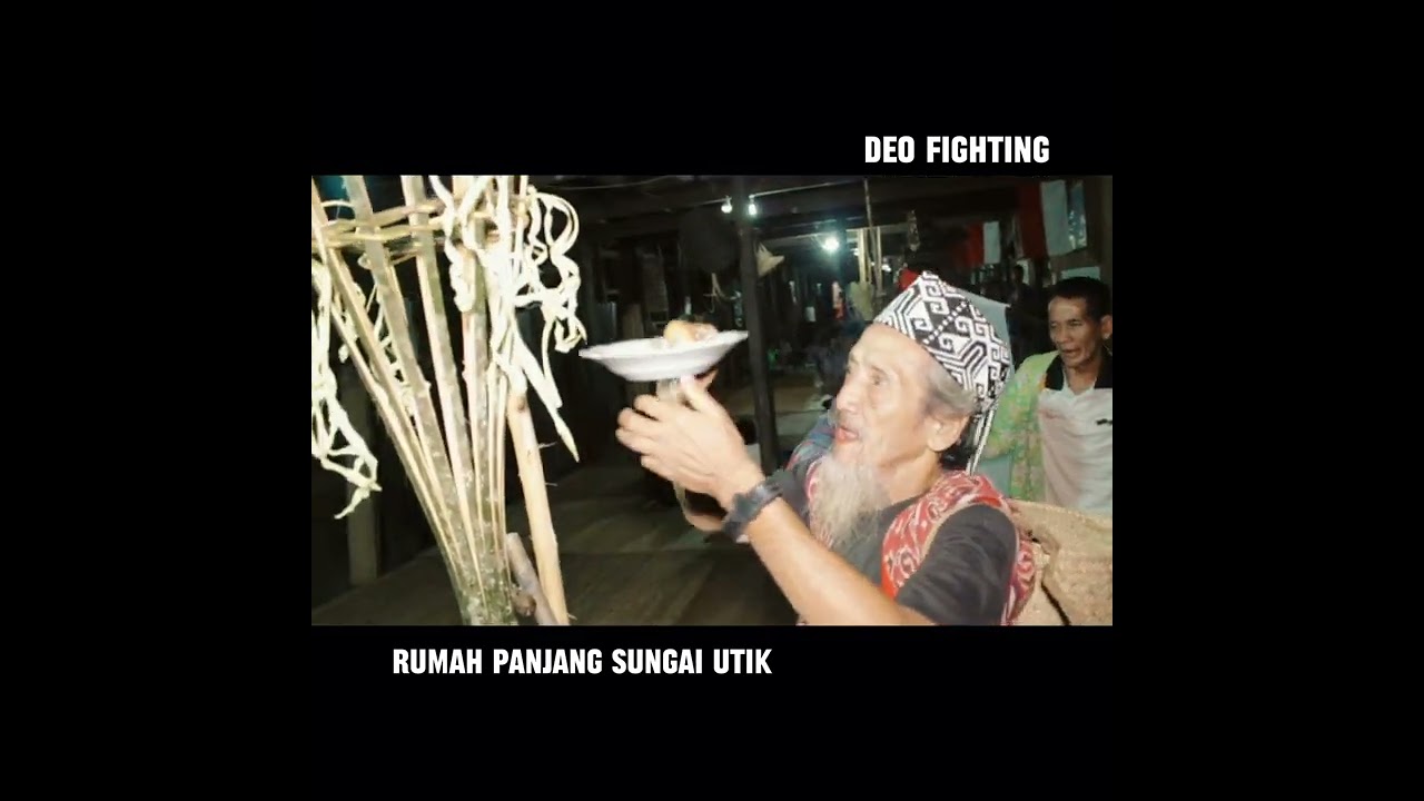 Bandi Anak Ragai (Apai Janggut) Tuai Rumah Panjang Sungai Utik
