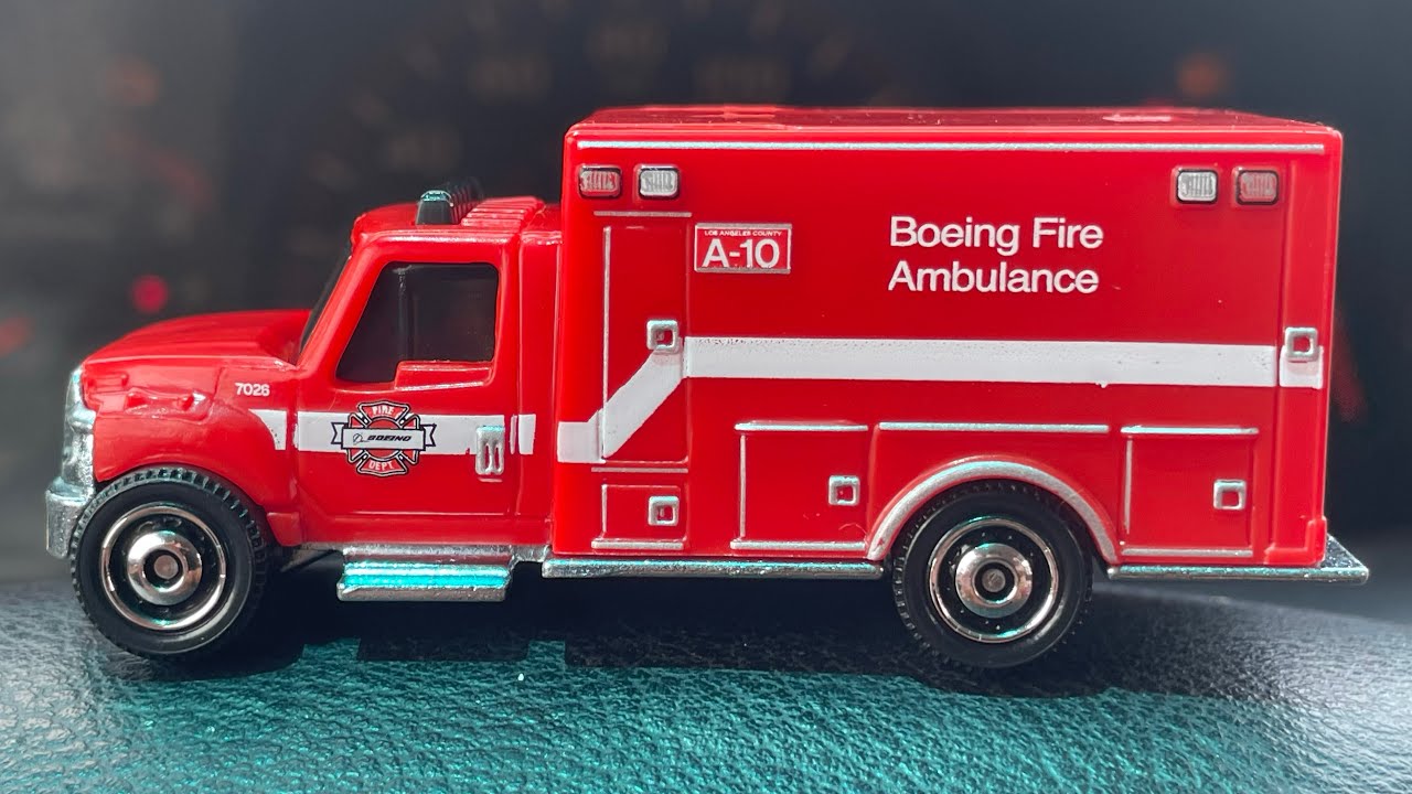 INCREIBLE Matchbox International Terrastar Boeing Fire Ambulance #matchbox #collector #fyp 