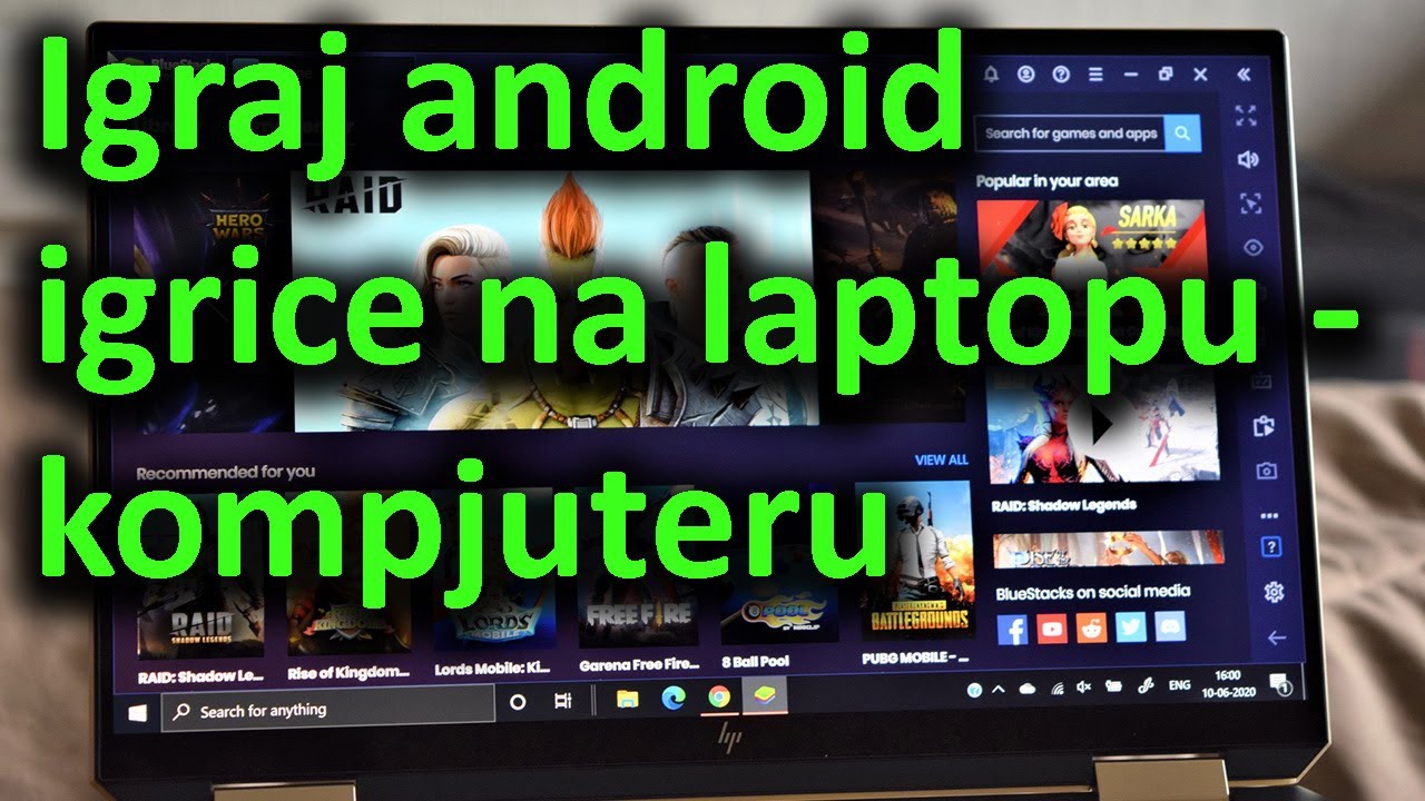 Kako igrati ANDROID igrice (aplikacije) na kompjuteru / laptopu - BLUESTACKS