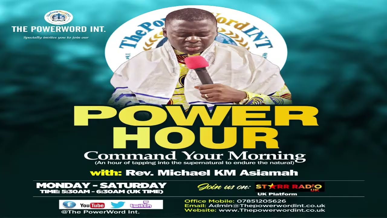 POWER HOUR || COMMAND YOUR MORNING || THANKSGIVING ||  MON 29 DEC 25 || 