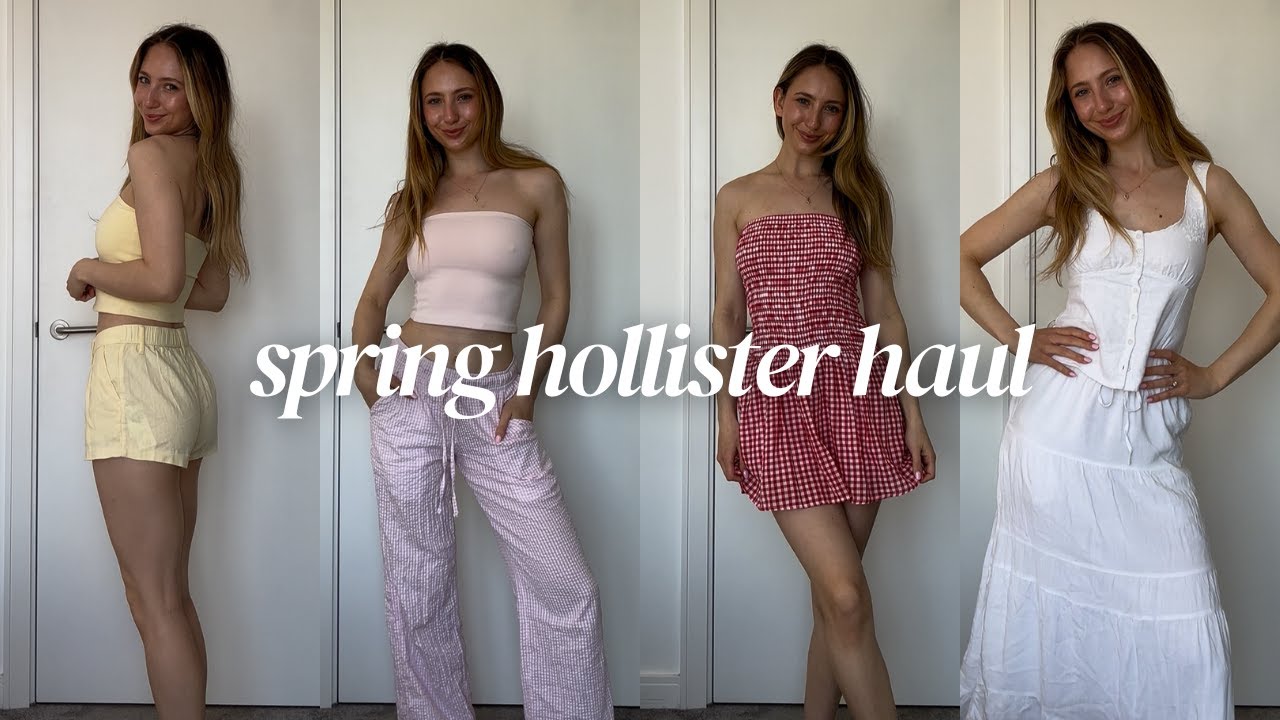 spring 2025 hollister try on haul! ✨🌸