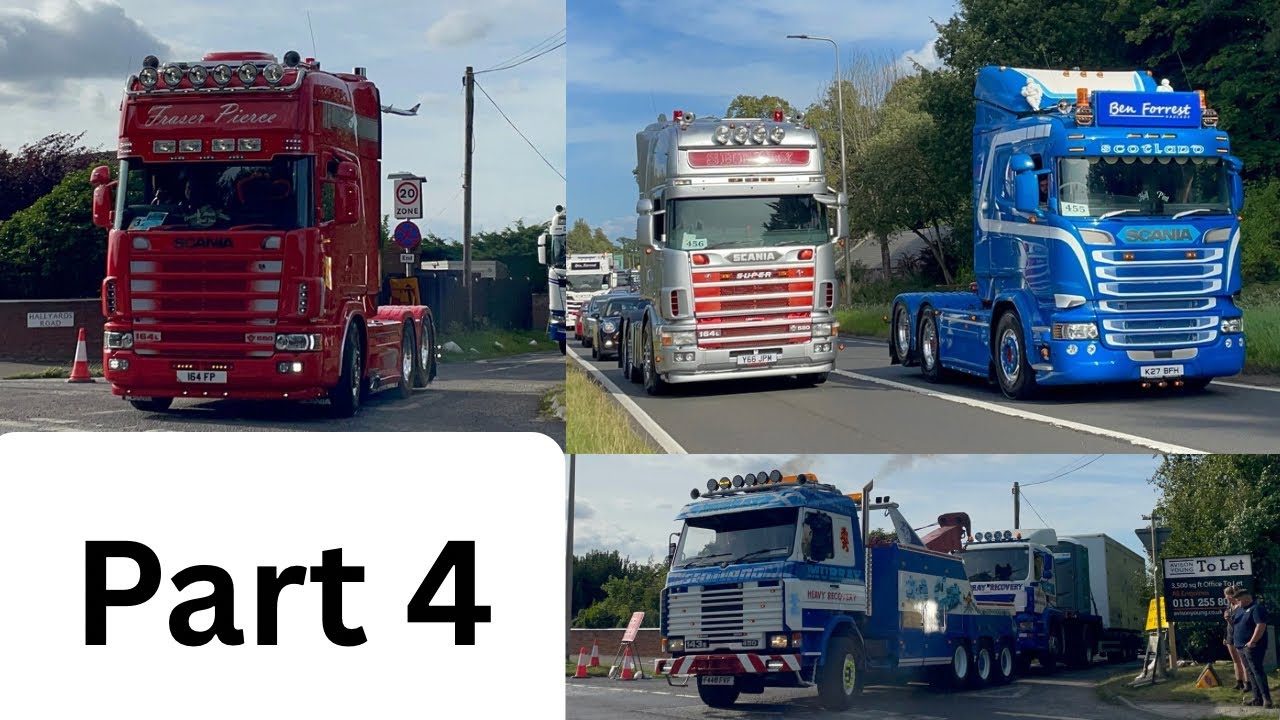 *Straight Pipes and more* Trucks Leaving Truckfest Scotland 2025 Part 4