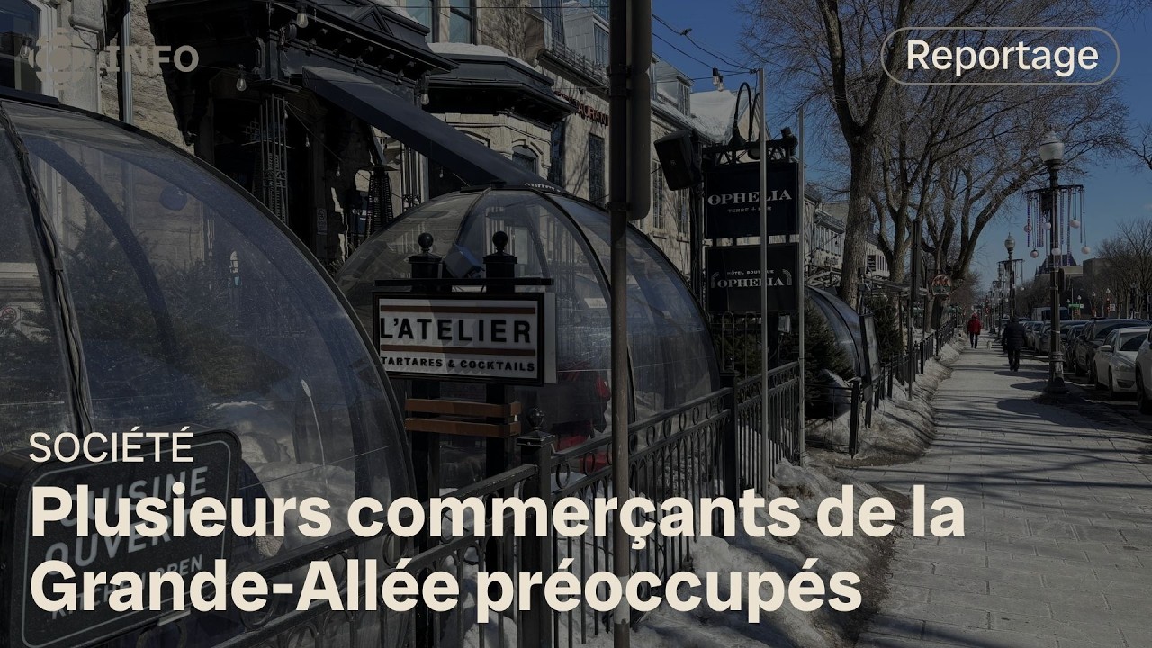 Travaux du tramway : des pertes importantes pour des restaurateurs de la Grande Allée