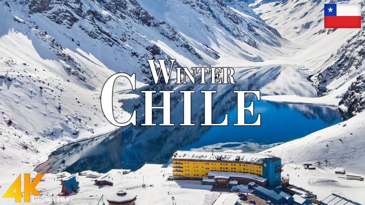 Winter Chile 4K Ultra HD • Stunning Footage Chile, Scenic Relaxation Film with Calming Music.