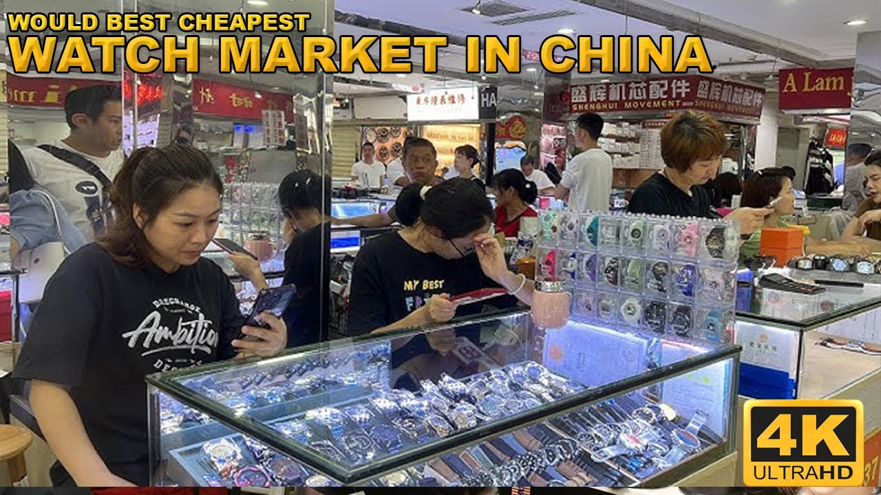 Guangzhou has the biggest Watch Market in China | 4K HDR | Faizee Vlogs