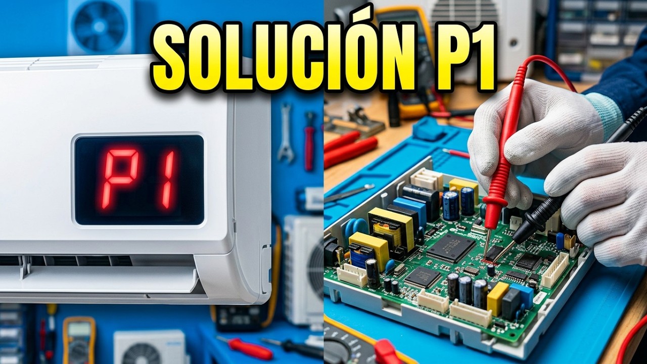 Código de error protección P1 en aire acondicionado TCL: Significado, Causas, Solución al problema