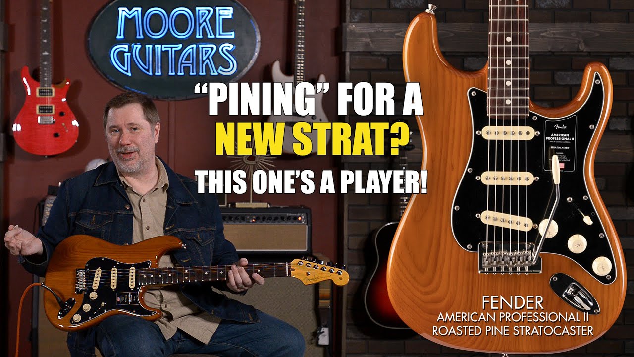 Fender Does Pine Again! {American Professional II Roasted Pine Stratocaster}