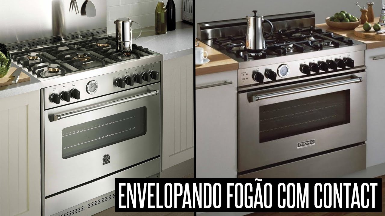 Como envelopar fogão