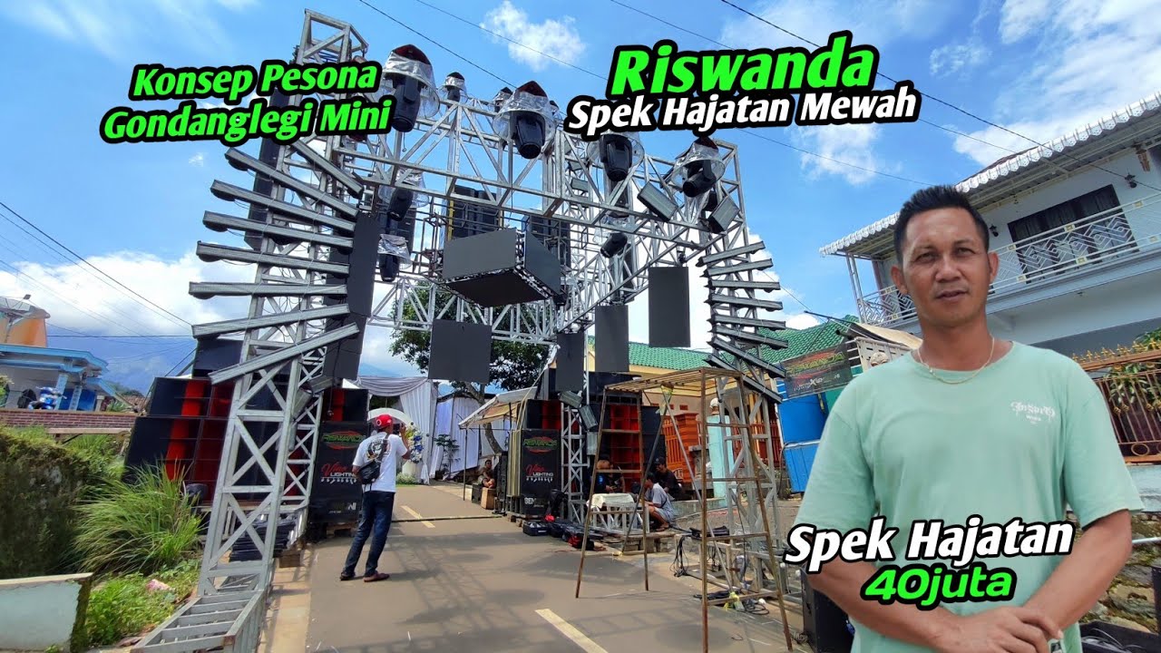 Riswanda hajatan Mewah🔥Konsep Pesona Gondanglegi Mini Pindah Di Riswanda 