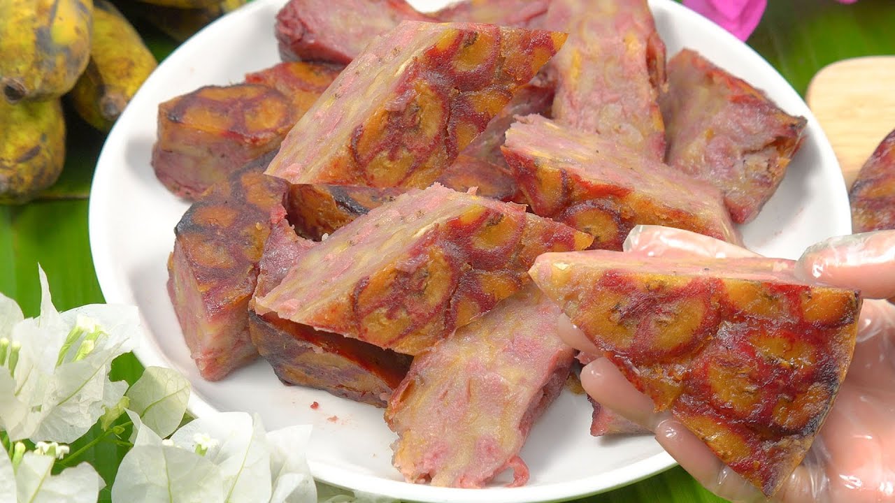 BÁNH CHUỐI NƯỚNG cách dễ nhất bánh lên màu đẹp tự nhiên