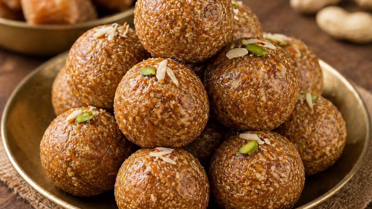इंदौर के प्रसिद्ध गोंद के लड्डू बनाने सही तरीका |Gond Ke Laddu Recipe | Jape Ke Laddu Recipe