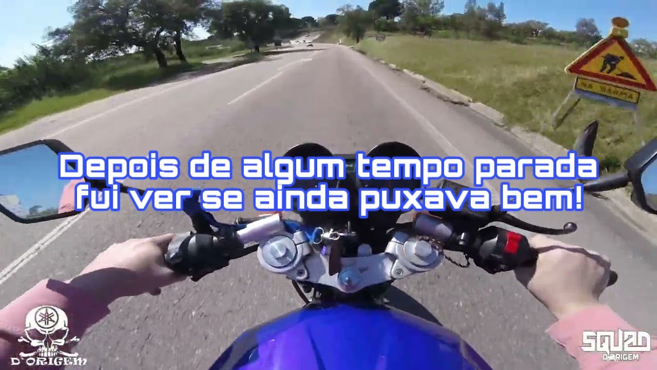 D’origem | Depois de algum tempo parada fui ver se ainda puxava bem! ( i-moto strada 125)