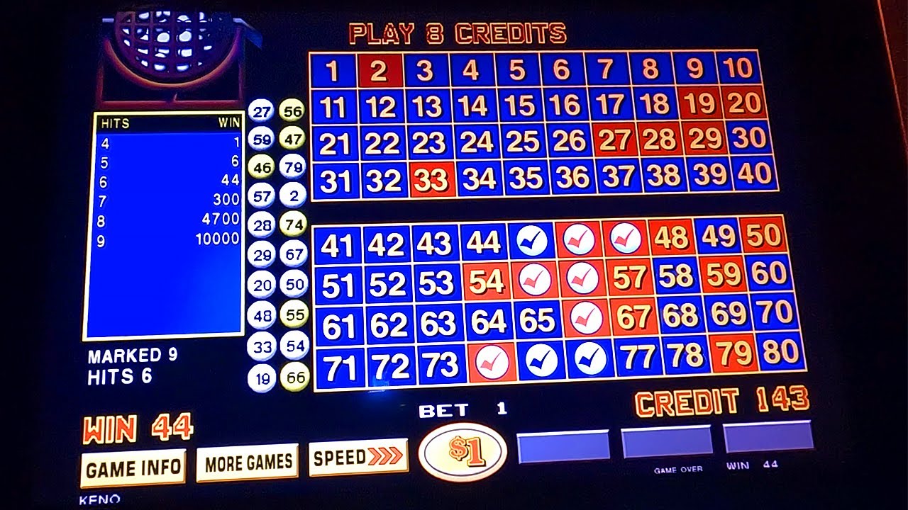 $150 Keno Challenge IGT Game King