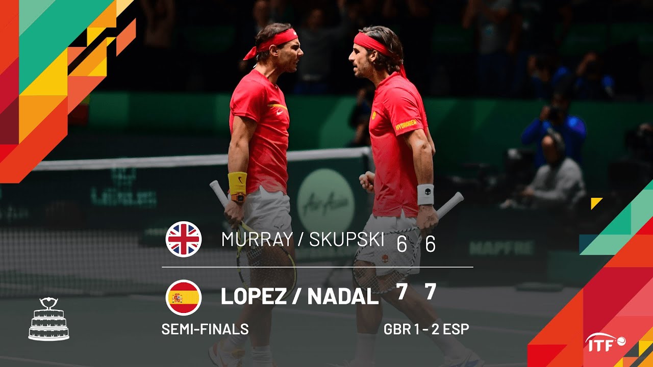 Nadal & López v Skupski & J.Murray | SPAIN v GREAT BRITAIN | Semi Final Match 3 Highlights