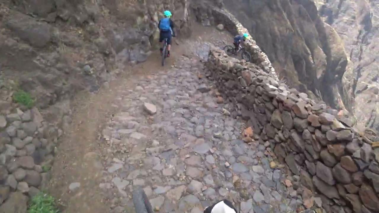 MTB  with Kolja  & Estelle, Santo Ant&atilde;o, Cape Verde