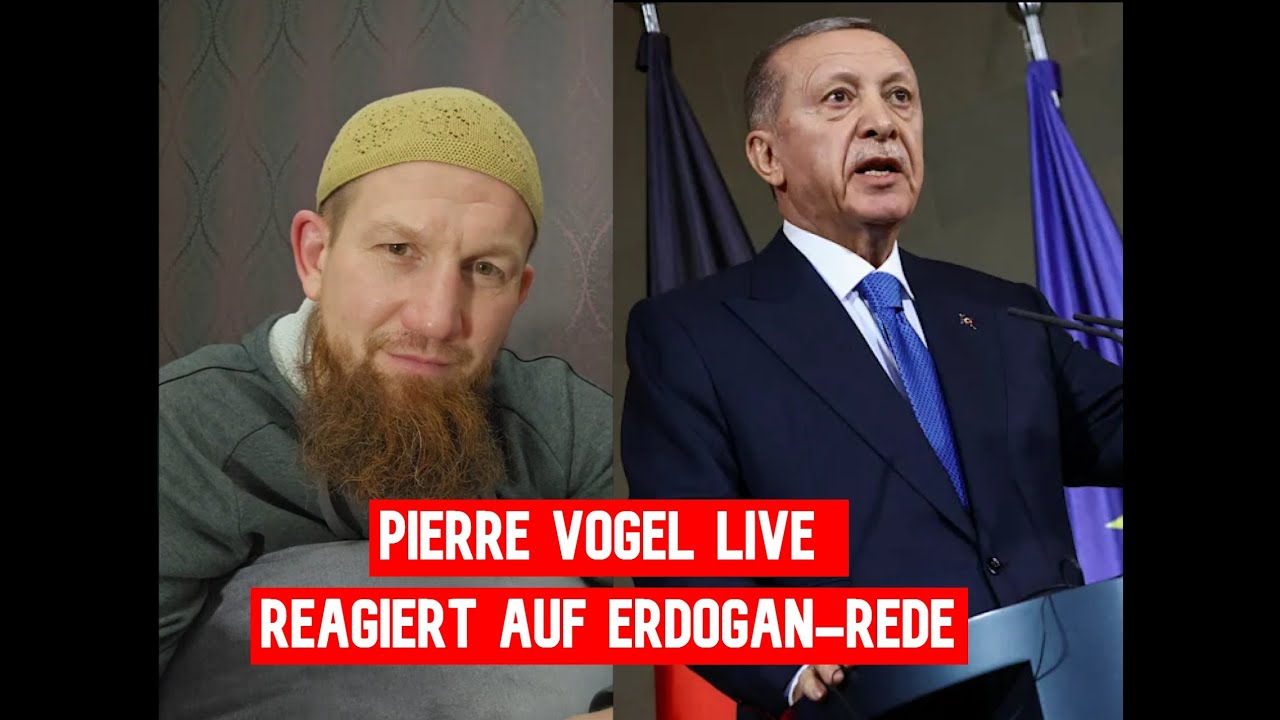 Pierre Vogel LIVE react Erdogan-Rede in Berlin | TikTok Livestream