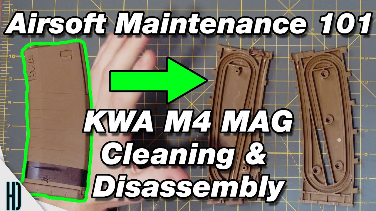 How To Clean Your Airsoft Magazines | KWA M4 Midcap | Airsoft Maintenance 101