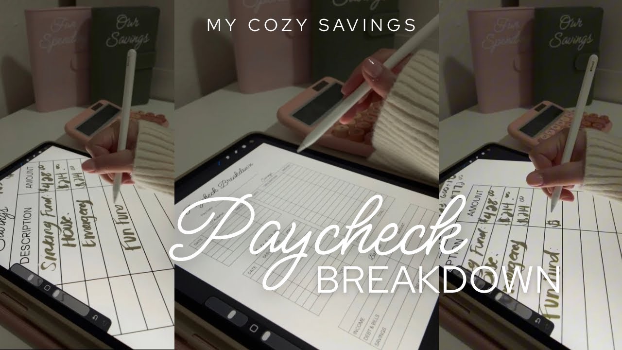 BUDGETING | breaking down my paycheck 🌿