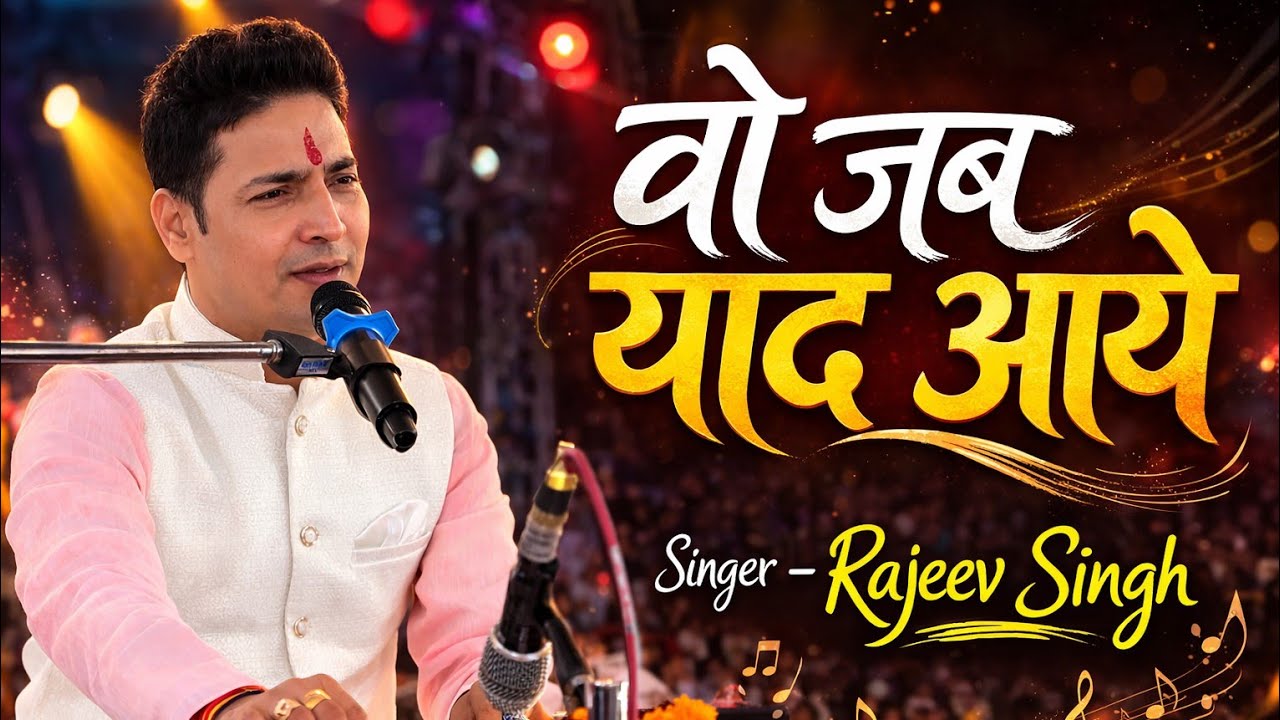 वो जब याद आए, बहुत याद आए | Woh Jab Yaad Aaye | स्वर - राजीव सिंह | #rajeevsingh