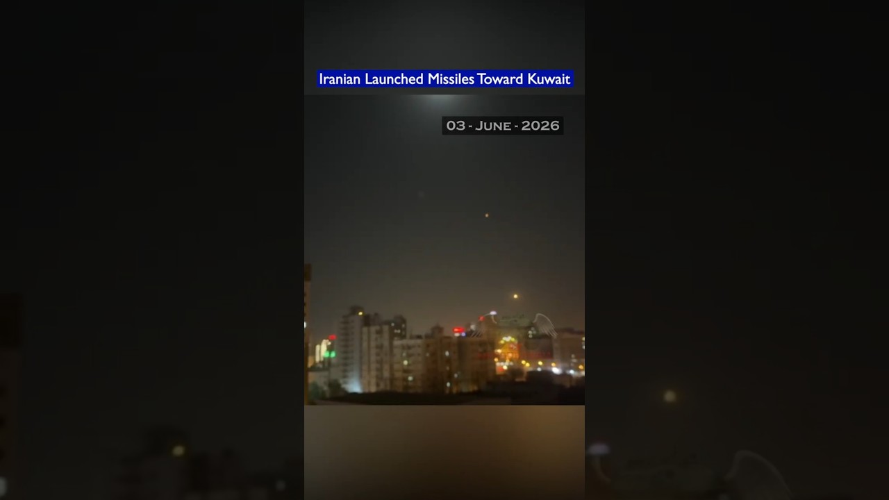 Iranian Launched Ballistic Missiles Toward US Bases in Kuwait!!