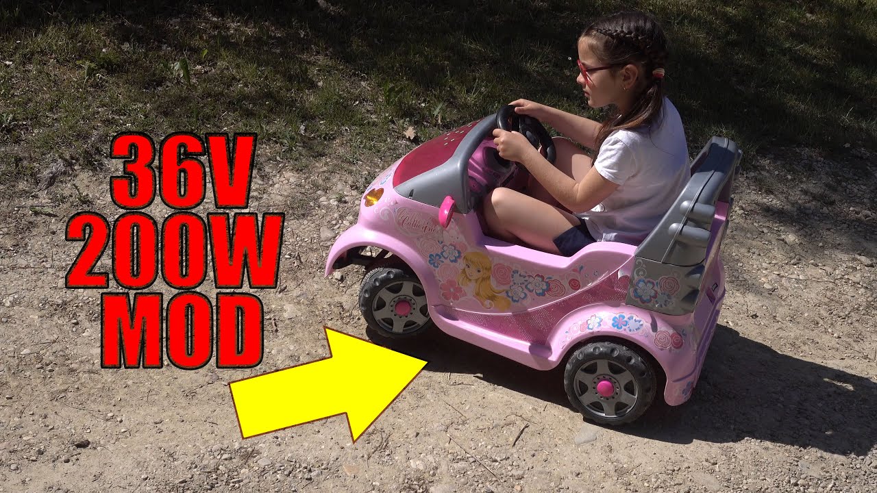 ⚡TRUCCHIAMO UNA VECCHIA MACCHINA ELETTRICA PER BAMBINI💥