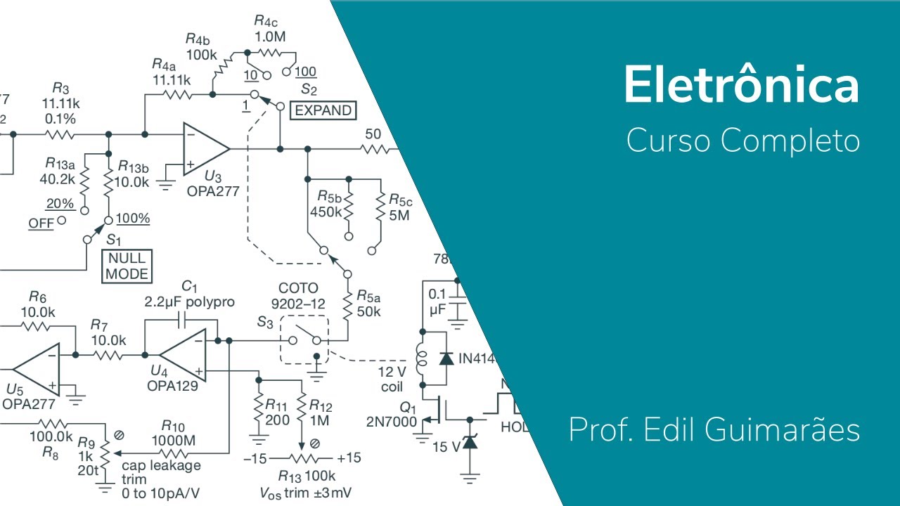 Aula 22 - Ponto de opera&ccedil;&atilde;o - Curso completo de Eletr&ocirc;nica