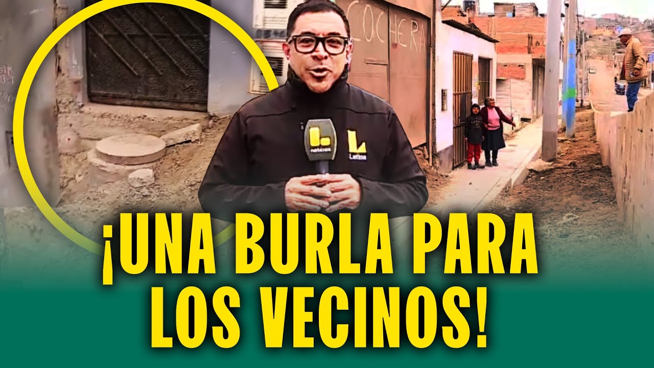 ¿Una obra improvisada? Arreglan pista en Ventanilla, pero le complicaron la vida a los vecinos