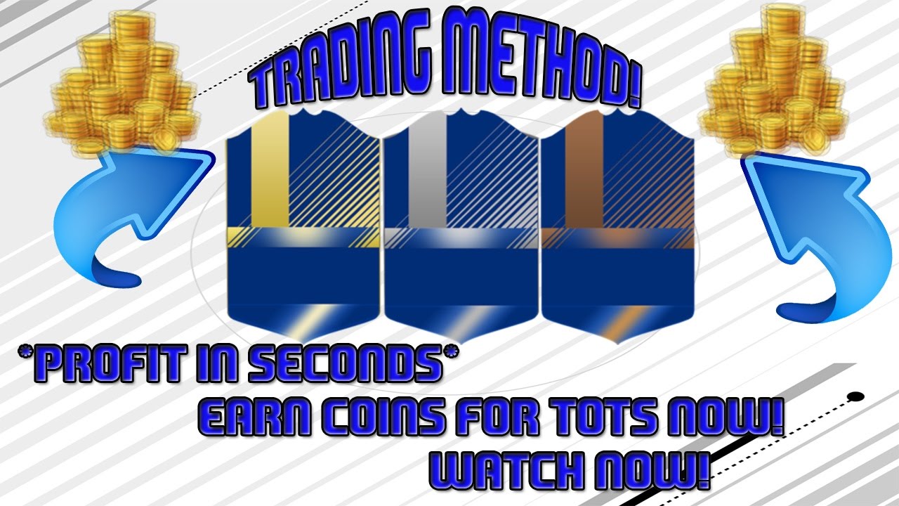 *PROFIT IN SECONDS* FIFA 17 TRADING METHOD! | EARN COINS FOR TOTS NOW!